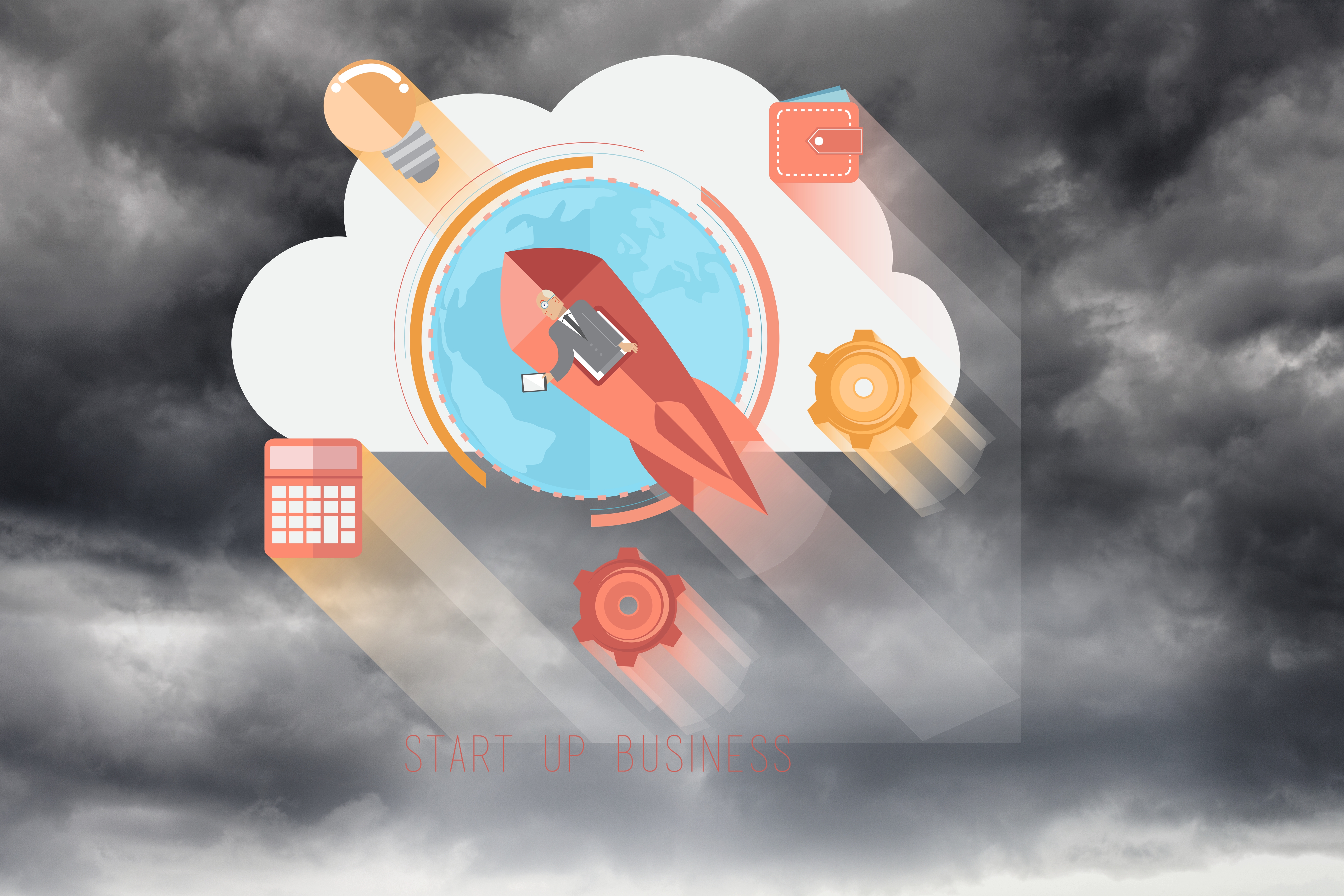 Cloud Services Illustration